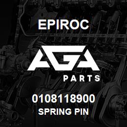 0108118900 Epiroc SPRING PIN | AGA Parts