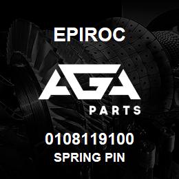 0108119100 Epiroc SPRING PIN | AGA Parts