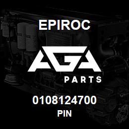 0108124700 Epiroc PIN | AGA Parts