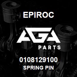 0108129100 Epiroc SPRING PIN | AGA Parts