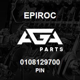 0108129700 Epiroc PIN | AGA Parts