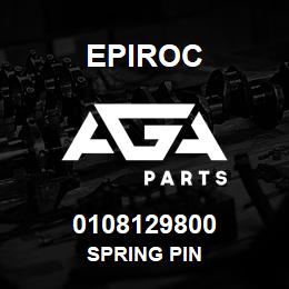 0108129800 Epiroc SPRING PIN | AGA Parts