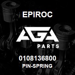 0108136800 Epiroc PIN-SPRING | AGA Parts