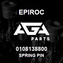 0108138800 Epiroc SPRING PIN | AGA Parts