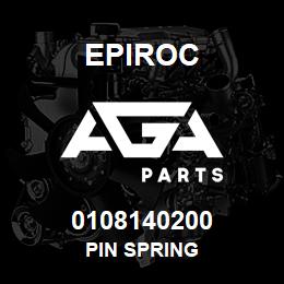 0108140200 Epiroc PIN SPRING | AGA Parts