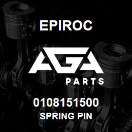 0108151500 Epiroc SPRING PIN | AGA Parts