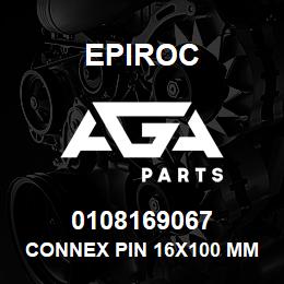 0108169067 Epiroc CONNEX PIN 16X100 MM. | AGA Parts