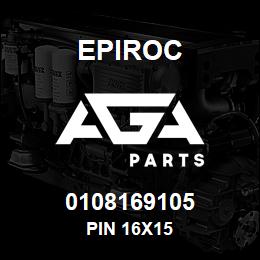 0108169105 Epiroc PIN 16X15 | AGA Parts