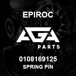 0108169125 Epiroc SPRING PIN | AGA Parts