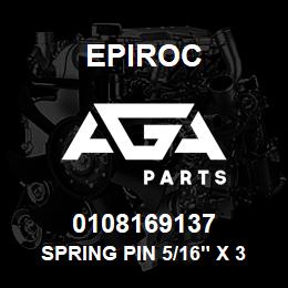 0108169137 Epiroc SPRING PIN 5/16" X 3/4" LG | AGA Parts