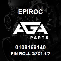 0108169140 Epiroc PIN ROLL 3/8X1-1/2 | AGA Parts