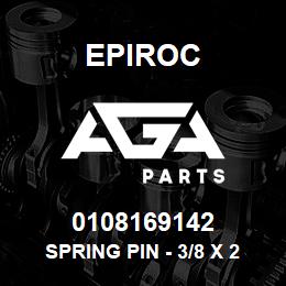 0108169142 Epiroc SPRING PIN - 3/8 X 2 LG | AGA Parts