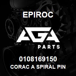 0108169150 Epiroc CORAC A SPIRAL PIN | AGA Parts