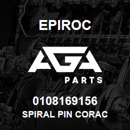 0108169156 Epiroc SPIRAL PIN CORAC | AGA Parts