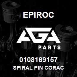 0108169157 Epiroc SPIRAL PIN CORAC | AGA Parts