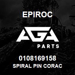 0108169158 Epiroc SPIRAL PIN CORAC | AGA Parts