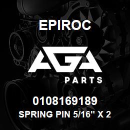 0108169189 Epiroc SPRING PIN 5/16" X 2" LG | AGA Parts