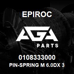 0108333000 Epiroc PIN-SPRING M 6.0DX 32L, TYPE B2 | AGA Parts