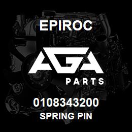 0108343200 Epiroc SPRING PIN | AGA Parts