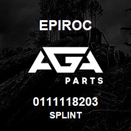 0111118203 Epiroc SPLINT | AGA Parts