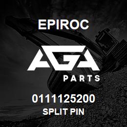 0111125200 Epiroc SPLIT PIN | AGA Parts