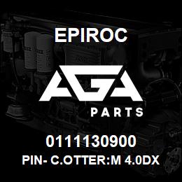 0111130900 Epiroc PIN- C.OTTER:M 4.0DX 32L, SPLIT | AGA Parts