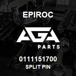 0111151700 Epiroc SPLIT PIN | AGA Parts