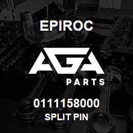 0111158000 Epiroc SPLIT PIN | AGA Parts