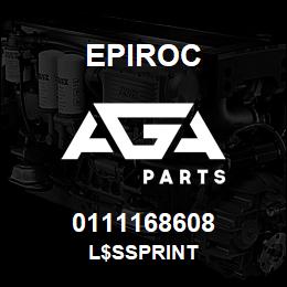 0111168608 Epiroc L$SSPRINT | AGA Parts