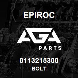 0113215300 Epiroc BOLT | AGA Parts