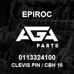 0113324100 Epiroc CLEVIS PIN / CBH 16 X 60 | AGA Parts