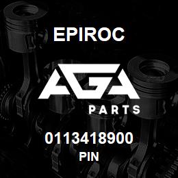 0113418900 Epiroc PIN | AGA Parts