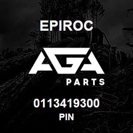 0113419300 Epiroc PIN | AGA Parts