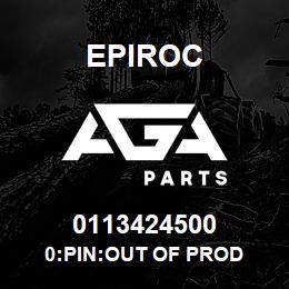 0113424500 Epiroc 0:PIN:OUT OF PROD | AGA Parts