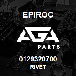 0129320700 Epiroc RIVET | AGA Parts