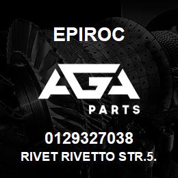 0129327038 Epiroc RIVET RIVETTO STR.5.8X12 | AGA Parts