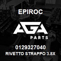 0129327040 Epiroc RIVETTO STRAPPO 3.8X8 ACC. | AGA Parts