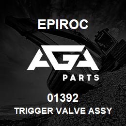 01392 Epiroc TRIGGER VALVE ASSY | AGA Parts