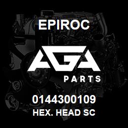 0144300109 Epiroc HEX. HEAD SC | AGA Parts