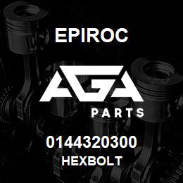 0144320300 Epiroc HEXBOLT | AGA Parts