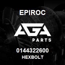 0144322600 Epiroc HEXBOLT | AGA Parts