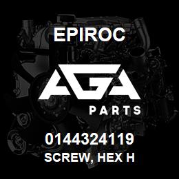 0144324119 Epiroc SCREW, HEX H | AGA Parts