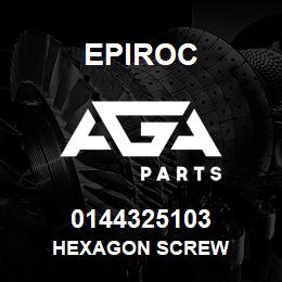 0144325103 Epiroc HEXAGON SCREW | AGA Parts