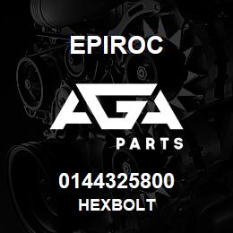 0144325800 Epiroc HEXBOLT | AGA Parts