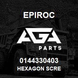 0144330403 Epiroc HEXAGON SCRE | AGA Parts