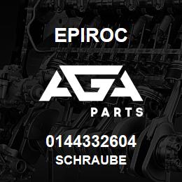 0144332604 Epiroc SCHRAUBE | AGA Parts