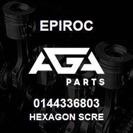 0144336803 Epiroc HEXAGON SCRE | AGA Parts