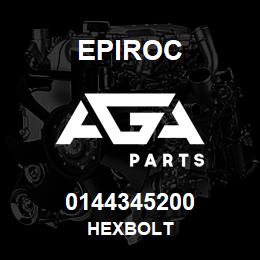 0144345200 Epiroc HEXBOLT | AGA Parts