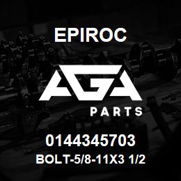 0144345703 Epiroc BOLT-5/8-11X3 1/2 | AGA Parts