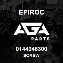 0144346300 Epiroc SCREW | AGA Parts